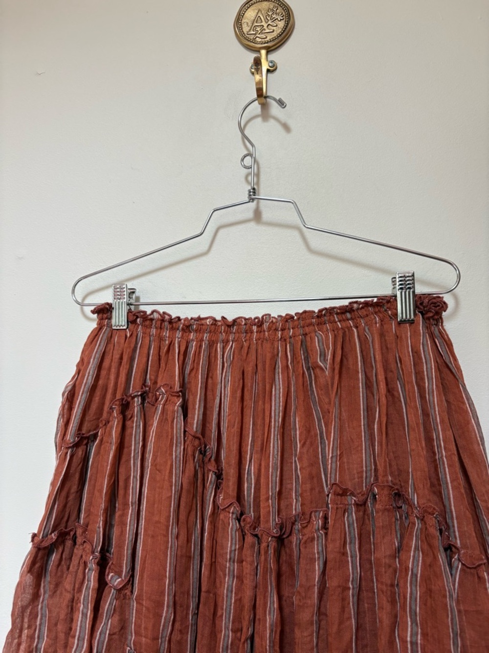 NWOT Free People FP One Ember Printed Midi Skirt Size Medium - Picture 5 of 13